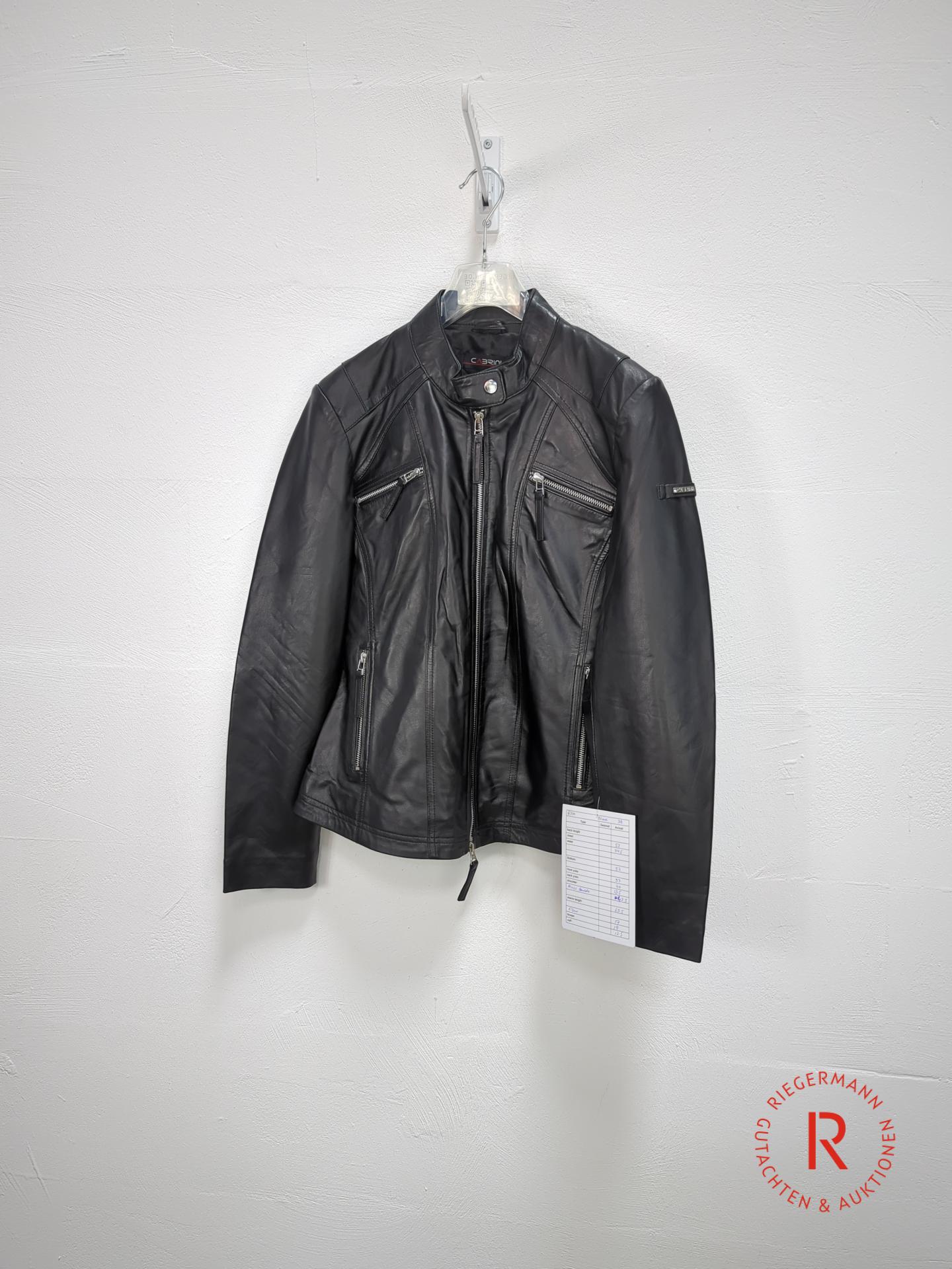 DAMEN LEDERJACKE GRÖSSE 38